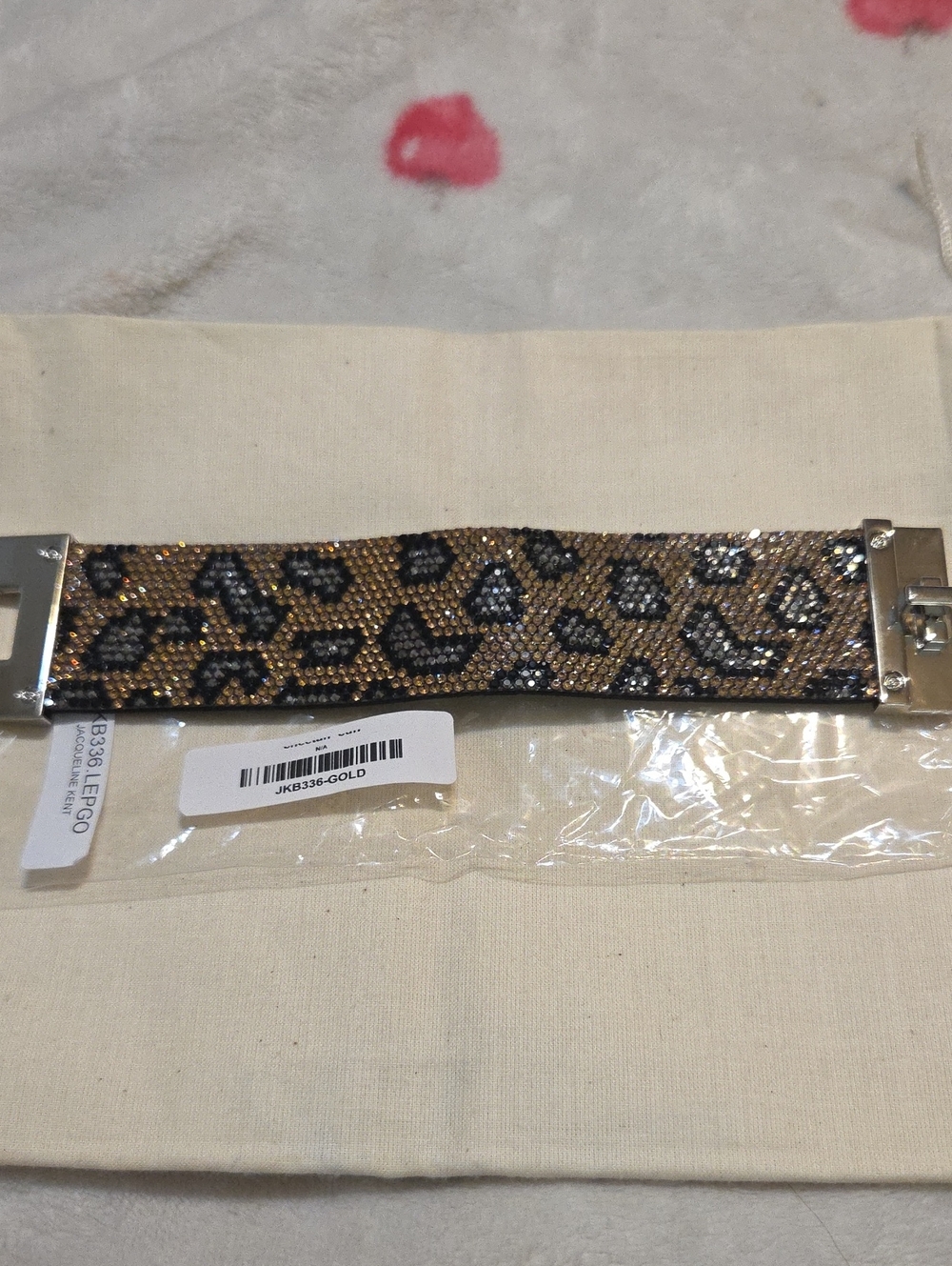 Leopard Crystal Stretch Bracelet